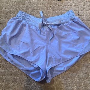 lululemon hotty hot shorts light purple